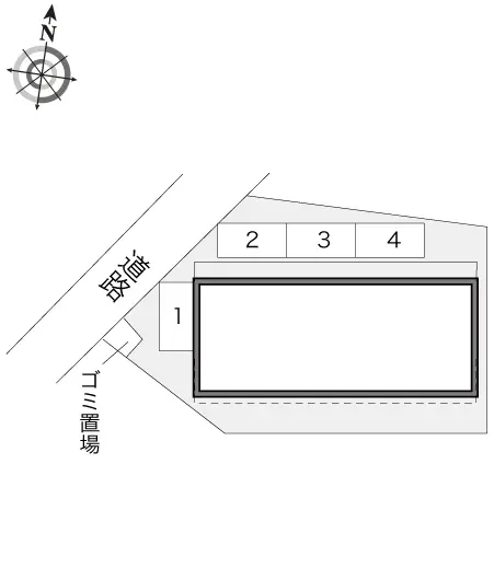 ★手数料０円★横浜市泉区中田北　月極駐車場（LP）